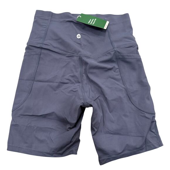 Halara UltraSculpt Cinched Tummy Control Shaping Biker Shorts 7'' Silent Blue S - Picture 3 of 7